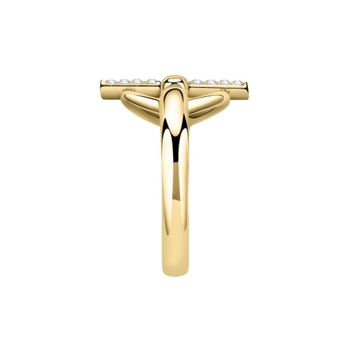 Anello MORELLATO donna Abbraccio acciaio dorato...