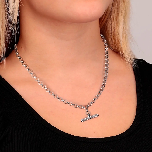 Collana MORELLATO donna Abbraccio acciaio /...