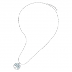 Collana lunga MORELLATO donna Vita acciaio / pietre azzurre