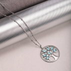 Collana lunga MORELLATO donna Vita acciaio / pietre azzurre
