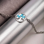 Bracciale MORELLATO donna Vita acciaio / pietre azzurre