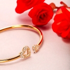 Bracciale MORELLATO donna Incontri bangle acciaio dorato