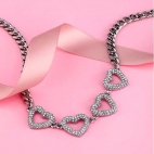 Collana MORELLATO donna Bagliori acciaio / cristalli bianchi