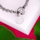 Bracciale MORELLATO Drops acciaio doppio cuore