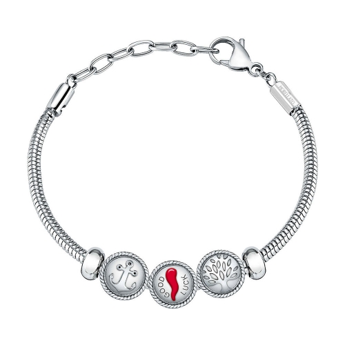 Bracciale MORELLATO uomo Drops acciaio 3 Beads