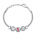 Bracciale MORELLATO uomo Drops acciaio 3 Beads