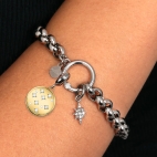 Bracciale MORELLATO donna Drops acciaio dorato / stella