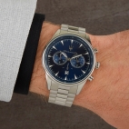 Orologio MASERATI uomo Tradizione cronografo acciaio / blu