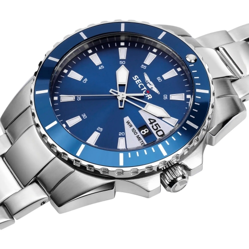 Orologio SECTOR uomo serie 450 datario acciaio...