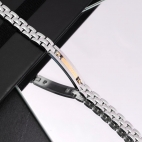 Bracciale MASERATI uomo acciaio / dorato