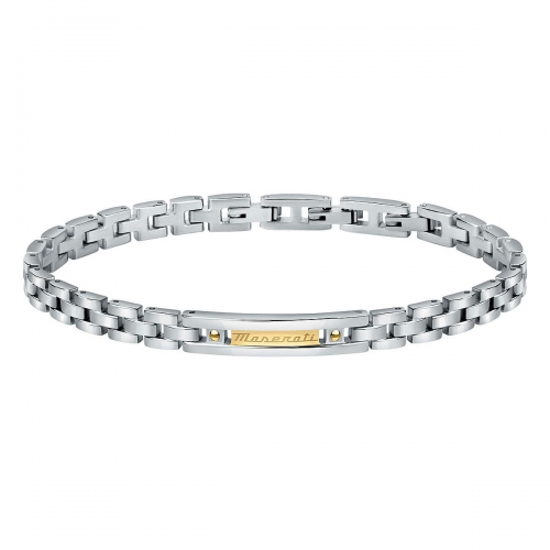 Bracciale MASERATI uomo acciaio / dorato