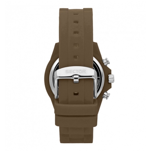 Orologio SECTOR uomo Diver multi gomma marrone...