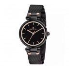 Morellato Shine 30mm 3h black dial mesh br black femminile