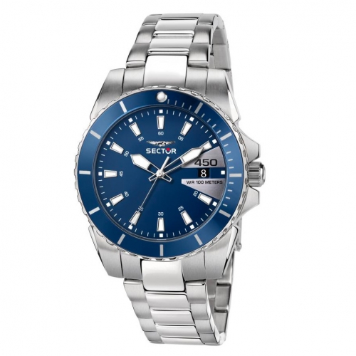 Orologio SECTOR uomo serie 450 datario acciaio...