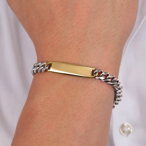 Bracciale MORELLATO uomo Catene acciaio / oro