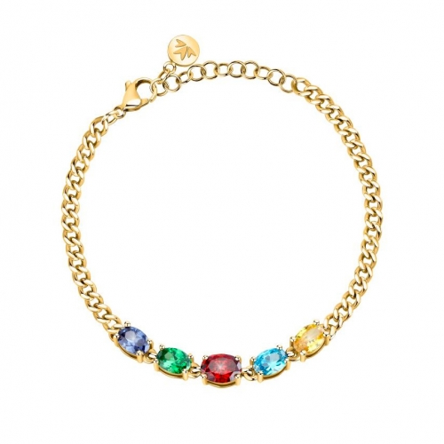 Bracciale MORELLATO donna Colori acciaio dorato...
