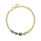 Bracciale MORELLATO donna Colori acciaio dorato pietre colorate