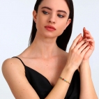 Bracciale MORELLATO donna Colori acciaio dorato pietre colorate