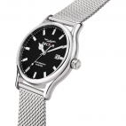 Orologio SECTOR uomo 660 datario acciaio mesh / nero