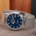 Orologio SECTOR uomo 660 datario acciaio mesh / blu