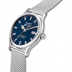 Orologio SECTOR uomo 660 datario acciaio mesh / blu