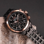 Orologio SECTOR uomo SGE 650 cronografo acciaio nero