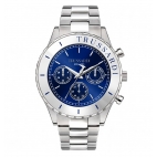 Orologio TRUSSARDI uomo T-logo multi funzione acciaio / blu