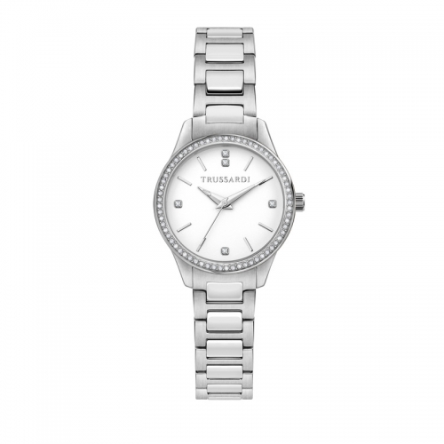 Trussardi T-Sky – Orologio Donna Acciaio/Bianco...