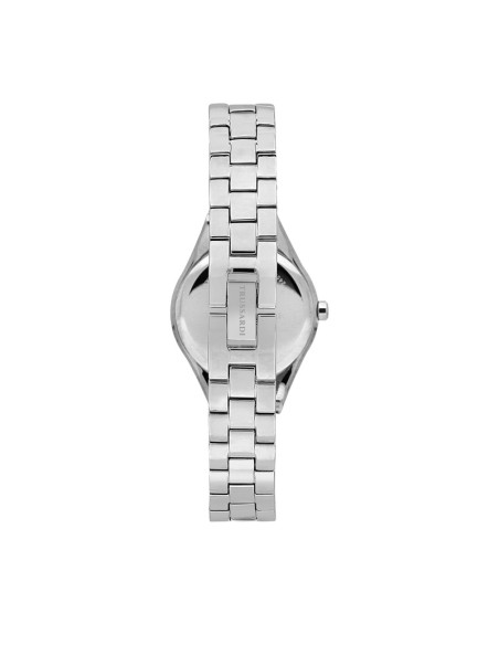 Trussardi Metropolitan 30mm 3h wsilver dial br ss