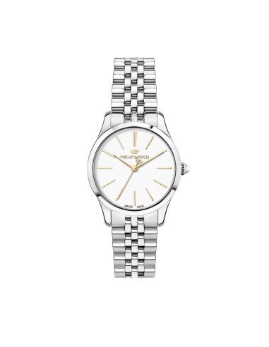 Philip Watch Grace 32mm 3h white silver dial br ss