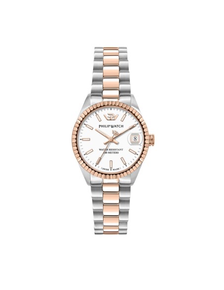 Orologio PHILIP WATCH Caribe Donna Datario Bicolore / Bianco