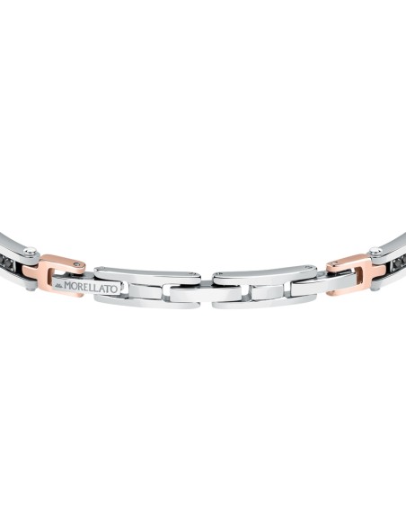 Bracciale Uomo Morellato Urban Acciaio Blue & Black Zirconi (SABH23)