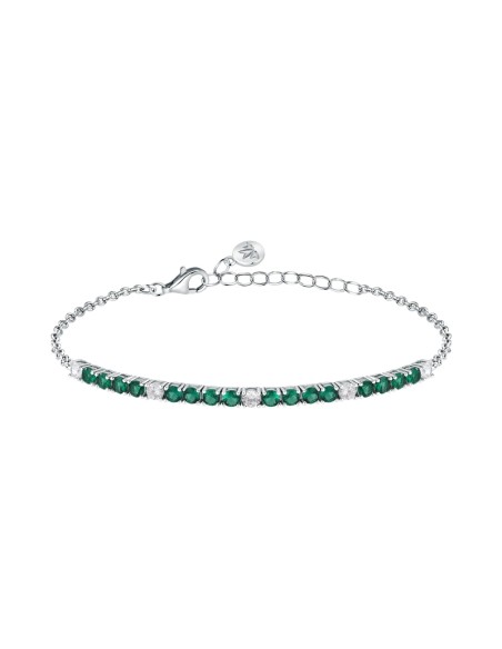 Bracciale MORELLATO donna Tesori argento / cristalli verdi