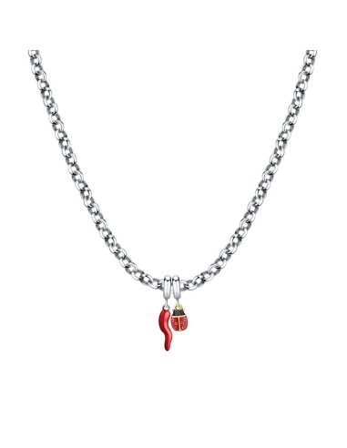 Collana MORELLATO donna Drops acciaio / porta...
