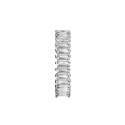 Anello MORELLATO donna Baguette argento / cristalli bianchi