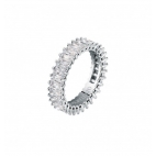 Anello MORELLATO donna Baguette argento / cristalli bianchi