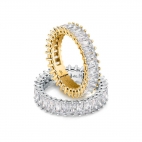 Anello MORELLATO donna Baguette argento / cristalli bianchi