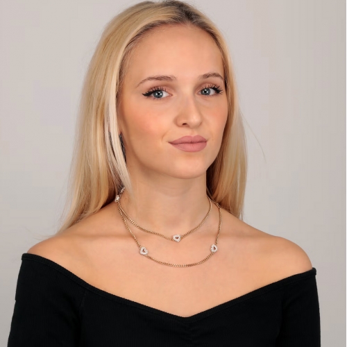 Collana MORELLATO donna Incontri dorata / cuori