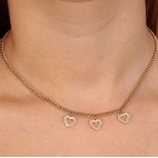 Collana MORELLATO donna Incontri dorata con cuori