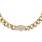 Bracciale MORELLATO donna Incontri dorato / cuore strass