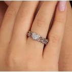 Anello MORELLATO donna Incontri acciaio / cuore strass