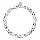 Bracciale MORELLATO donna Poetica acciaio / punti luce