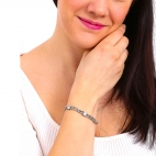 Bracciale MORELLATO donna Poetica acciaio / punti luce