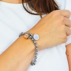 Bracciale MORELLATO donna Drops acciaio coccinella / quadrifoglio