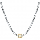 Collana MORELLATO donna Drops acciaio + 2 bead dorati