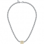Collana MORELLATO donna Drops acciaio + 2 bead dorati