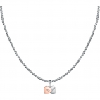 Collana MORELLATO donna Drops acciaio you & me