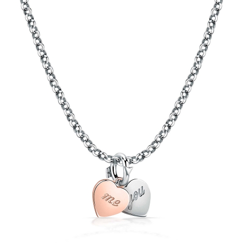 Collana MORELLATO donna Drops acciaio you & me