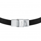 Bracciale MORELLATO uomo Moody pelle nero / dorato