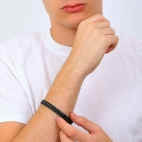 Bracciale MORELLATO uomo Moody nero / oro